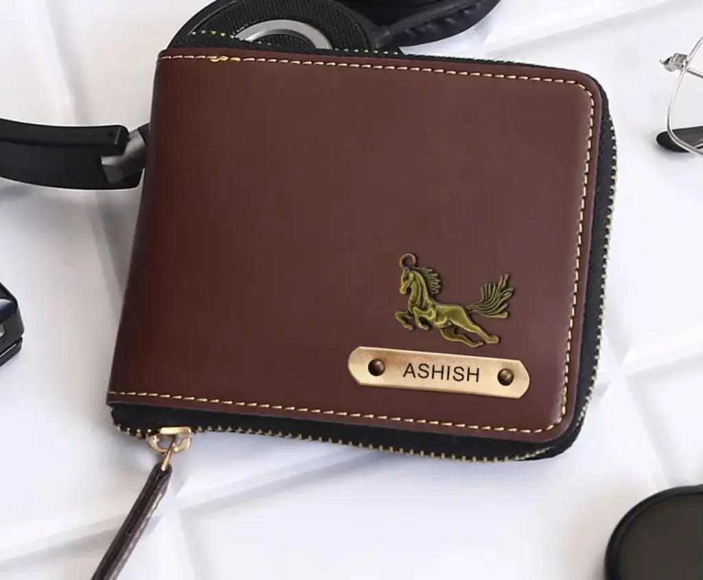 Personalised Zip Wallet for Men